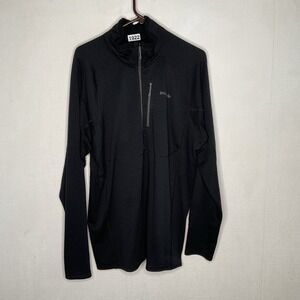 Patagonia R1 TechFace Pullover Men's 2XL Black Regulator Worn Wear Half Zip